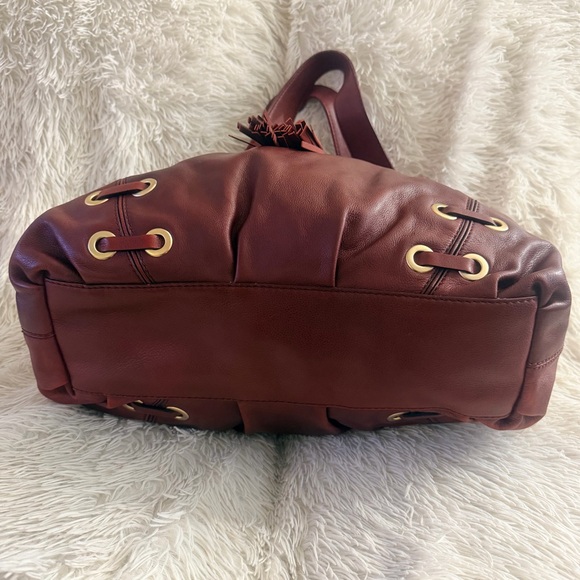 Michael Kors Vintage 2006” Astor Grommet Laced Large Leather Hobo Bag - Picture 10 of 15